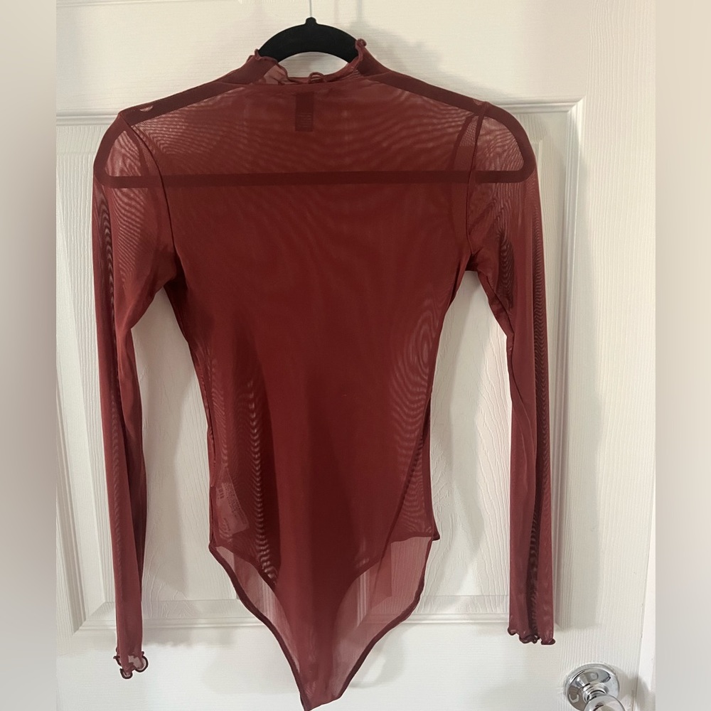 Forever21 Sheer Bodysuit small